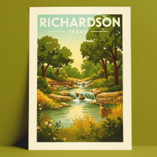 Oude Richardson Texas Briefkaart