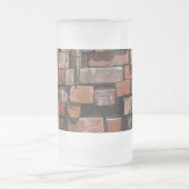 Oude riemen Abstracte Mok van geblazen glas (Center)