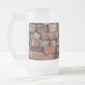 Oude riemen Abstracte Mok van geblazen glas (Links)