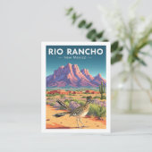 Oude Rio Rancho New Mexico Briefkaart (Staand voorkant)