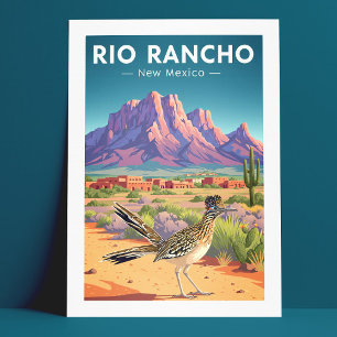 Oude Rio Rancho New Mexico Briefkaart