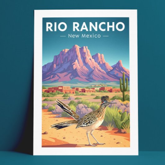 Oude Rio Rancho New Mexico Briefkaart