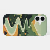Oude rivier in een groene vallei iPhone 16 hoesje (Achterkant horizontaal)