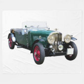 OUDE ROADSTER FLEECE DEKEN (Voorkant (Horizontaal))