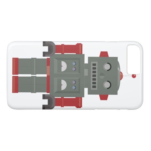 Oude Robot Case-Mate iPhone Case (Achterkant (Horizontaal))