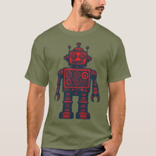 Oude robot t-shirt