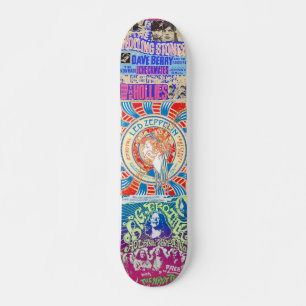 Oude Rockbands Skateboard