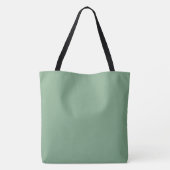 Oude rode auto & Kerstman Tote Bag (Achterkant)