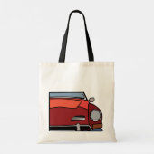 Oude Rode Auto Tote Bag (Achterkant)