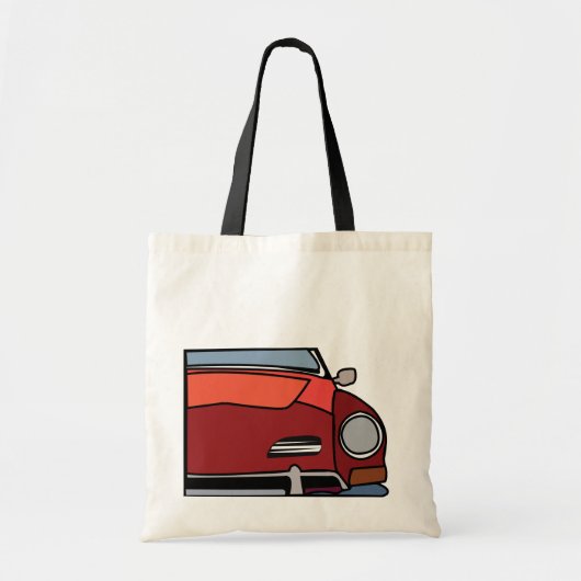 Oude Rode Auto Tote Bag (Voorkant)