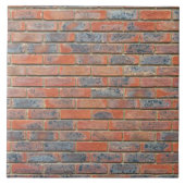 Oude rode baksteenwandtextuur tegeltje (Voorkant)