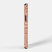 Oude rode bakstenen muur textuur. iPhone hoesje (Rechterkant)