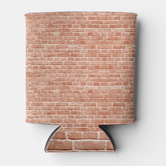 Oude rode bakstenen muurtextuur. blikjeskoeler (Voorkant)