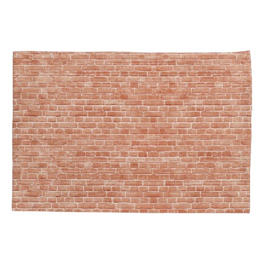 Oude rode bakstenen muurtextuur. kussensloop (Achterkant)