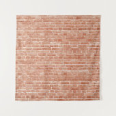 Oude rode bakstenen muurtextuur. wandkleed (Voorkant)