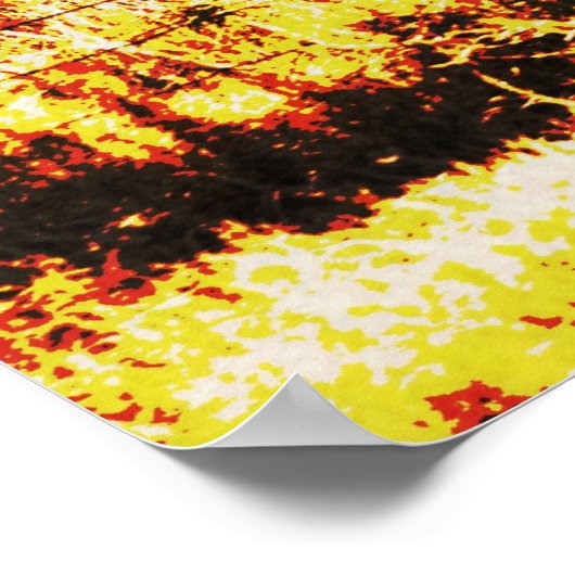 Oude Rode Barn Fotografische Kunst van het Poster (Hoek)