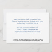 Oude Rode Barn Land Style Hoedown Barn Raising Kaart (Achterkant)