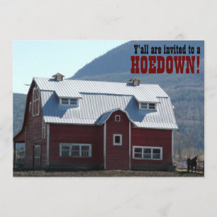 Oude Rode Barn Land Style Hoedown Barn Raising Kaart
