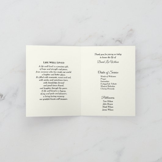 Oude Rode Boerderij Tractor begrafenisprogramma Feestdagen Kaart (Binnen)