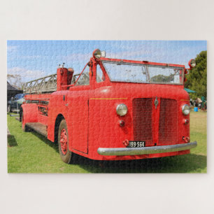 Oude rode brandweerwagen, Australië Legpuzzel