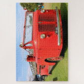 Oude rode brandweerwagen, Australië Legpuzzel (Verticaal)