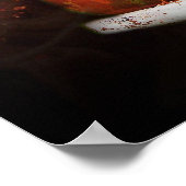 Oude rode brandweerwagen uit Oostenrijk Poster (Hoek)