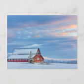 Oude rode kruid in de benedenvallei briefkaart (Voorkant)