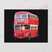 Oude rode Londense bus van rond 1950 Briefkaart (Voorkant)