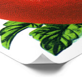 Oude rode rijpe tomaten eten, fruit, groenten poster (Hoek)