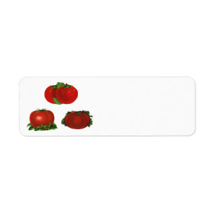 Oude rode rijpe tomaten Voedsel, Fruit, Groenten Etiket