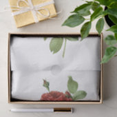 Oude Rode Rozen #2 Bloemen Bloemig Tissuepapier (Geschenk)