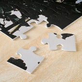 Oude rode rozen tegen een blauwe lucht legpuzzel (Zijkant)