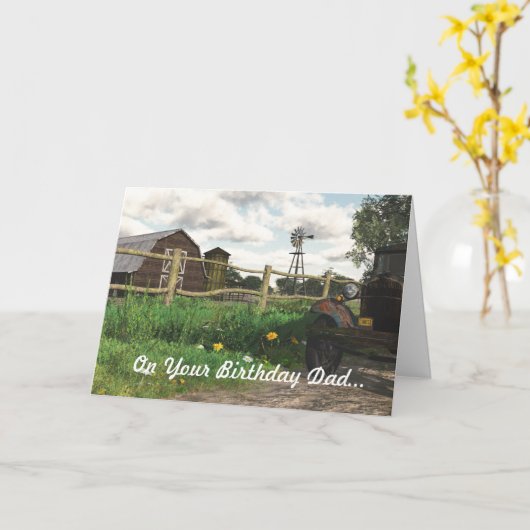 Oude Rode Schuur & de Roestige Kaart van de (Gele Bloem)