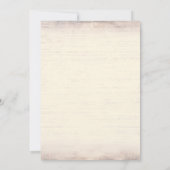 Oude Rode Schuur Rustiek Land Vrijgezellenfeest Kaart (Achterkant)