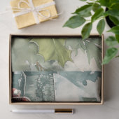 Oude Rode Vrachtwagen Vrolijke Kerstmis Tissuepapier (Geschenk)