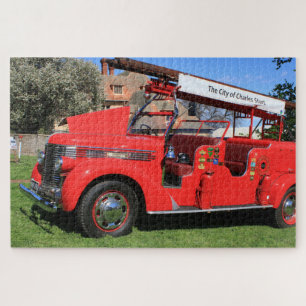 Oude rode vuurmotor, Australië Legpuzzel
