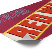  oude rode-wasbonetiketten voor fruitkratten poster (Hoek)