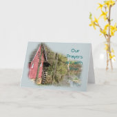 Oude Rode Watermolen - elke gelegenheid aanpassen Kaart (Gele Bloem)