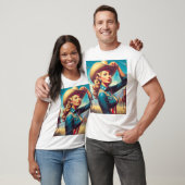 Oude Rodeo Pin-up T-shirt (Unisex)