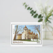 Oude Roemeense Károlyi Kasteel Postzegel Briefkaart (Staand voorkant)