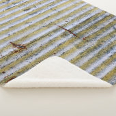 oude roestachtige zinkgrungetextuur,  zinktextuur sherpa deken (3/4)