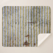 oude roestachtige zinkgrungetextuur,  zinktextuur sherpa deken (Voorkant (horizontaal))