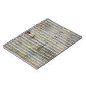 oude roestachtige zinkrooststructuur,  zinktextuur notitieboek (Linkerzijde)
