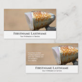 Oude roestbel voor fietsenreparatiewinkels visitekaartje (Voorkant / Achterkant)