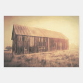 , oude, roestbruine zout in de veldsoonkunst inpakpapier vel (Voorkant)