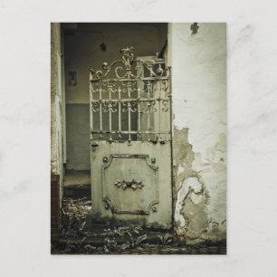 Oude roestdeur in Mayen, Duitsland Briefkaart