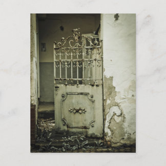 Oude roestdeur in Mayen, Duitsland Briefkaart