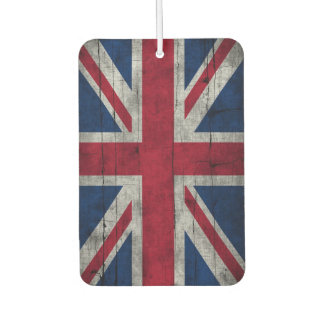 Oude roestige Patriottische Britse vlag Luchtverfrisser