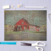 Oude roestige rode textuur schuur tissuepapier (Craft)