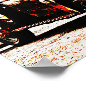 Oude Roestige Truck Fotoposter Kunst Poster (Hoek)